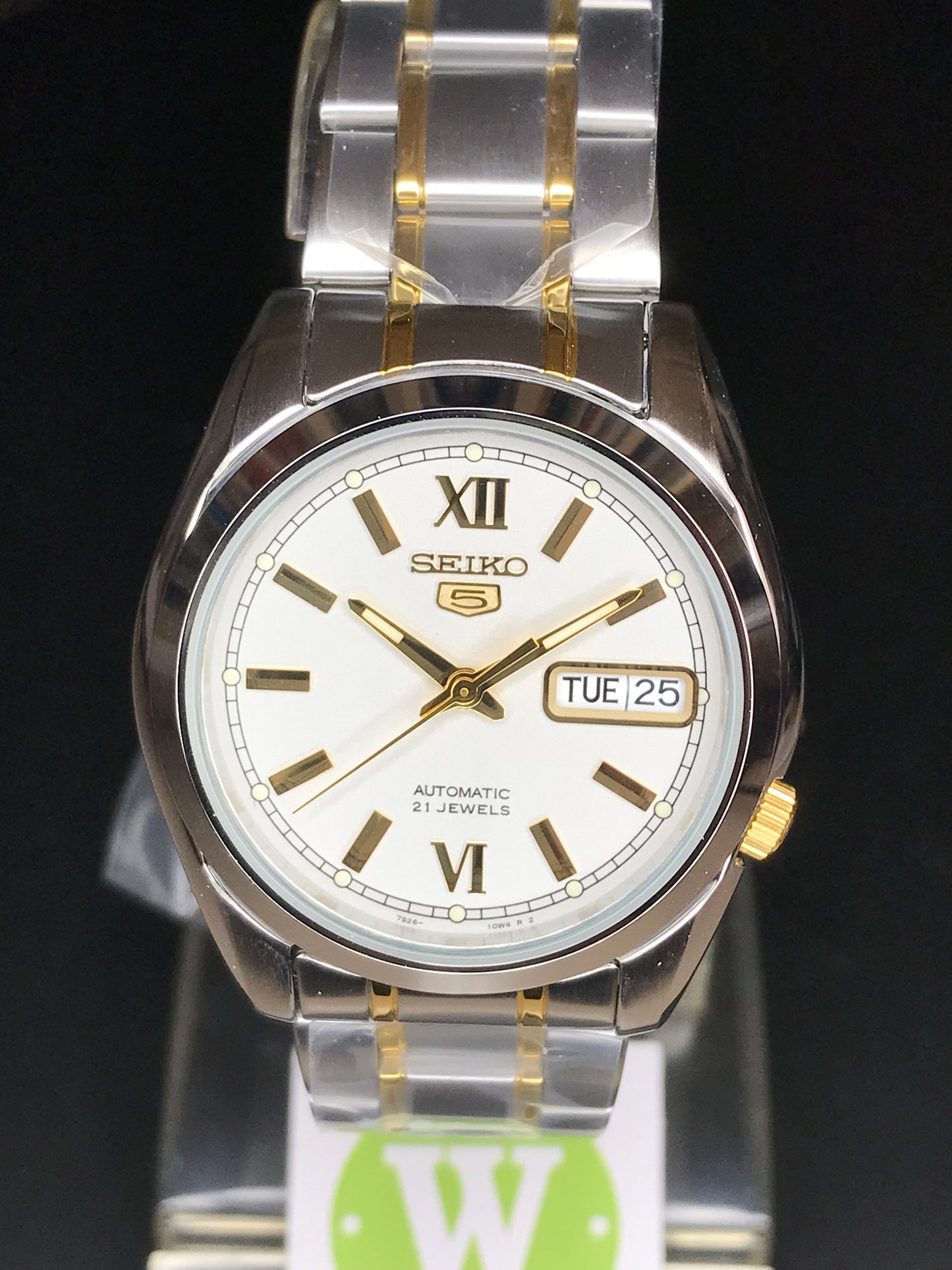 Seiko 5 Sports SNKL57K1 Unisex Automatic Gents Watch Case Width 37 mm SNKL57 SNKL57K Steel Bracelet