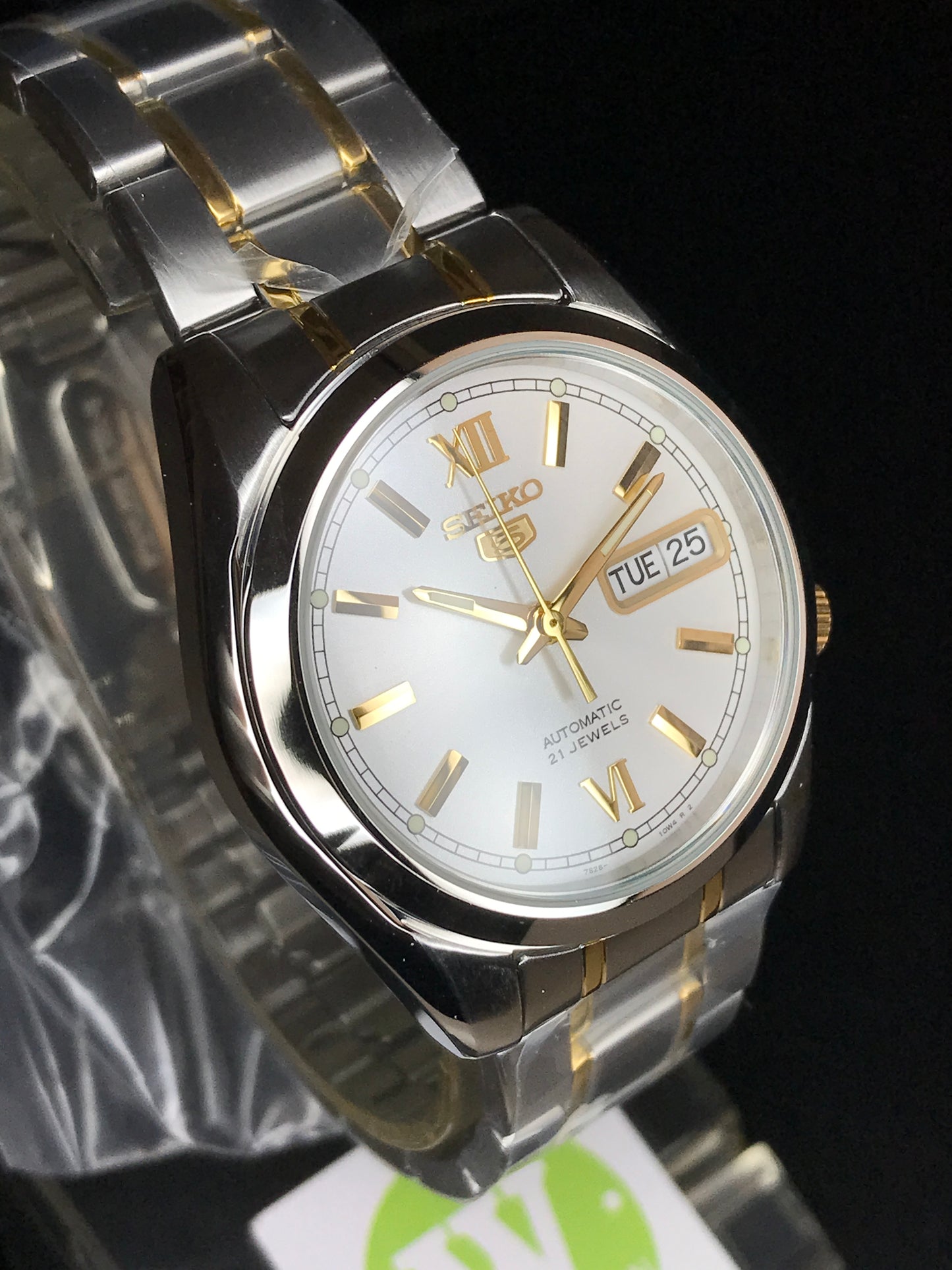Seiko 5 Sports SNKL57K1 Unisex Automatic Gents Watch Case Width 37 mm SNKL57 SNKL57K Steel Bracelet