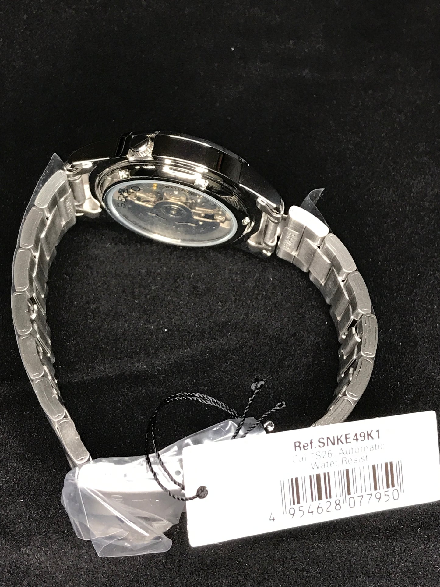 Seiko 5 Sports SNKE49K1 White Dial Automatic Steel Bracelet Gents Watch Case Width 38.50 mm SNKE49 SNKE49K
