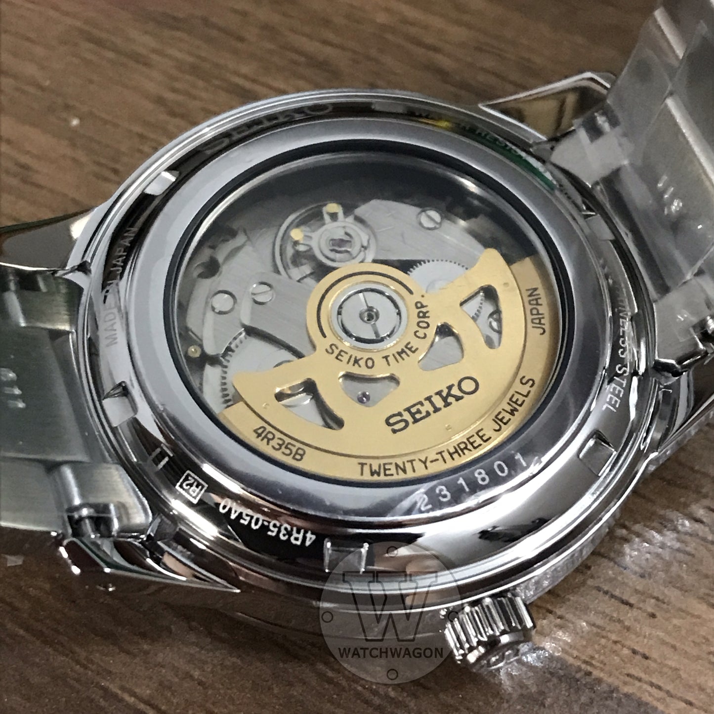Seiko Presage SRPG07J1 Made in Japan Automatic Gents Dress Watch Dark Green Dial Stainless Steel Bracelet SRPG07J SRPG07
