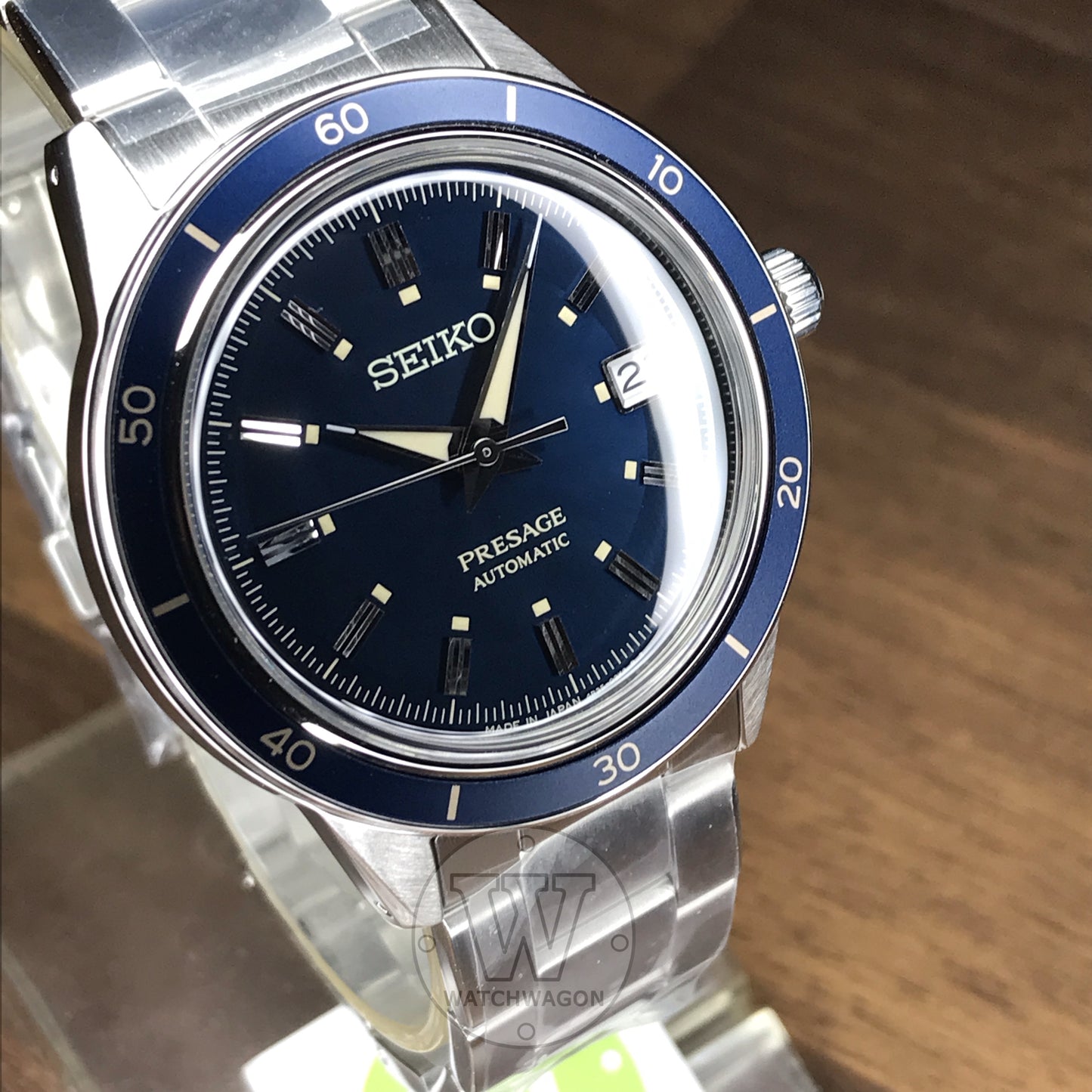 Seiko Presage SRPG05J1 Made in Japan Automatic Gents Dress Watch Blue Dial Stainless Steel Bracelet SRPG05J SRPG05