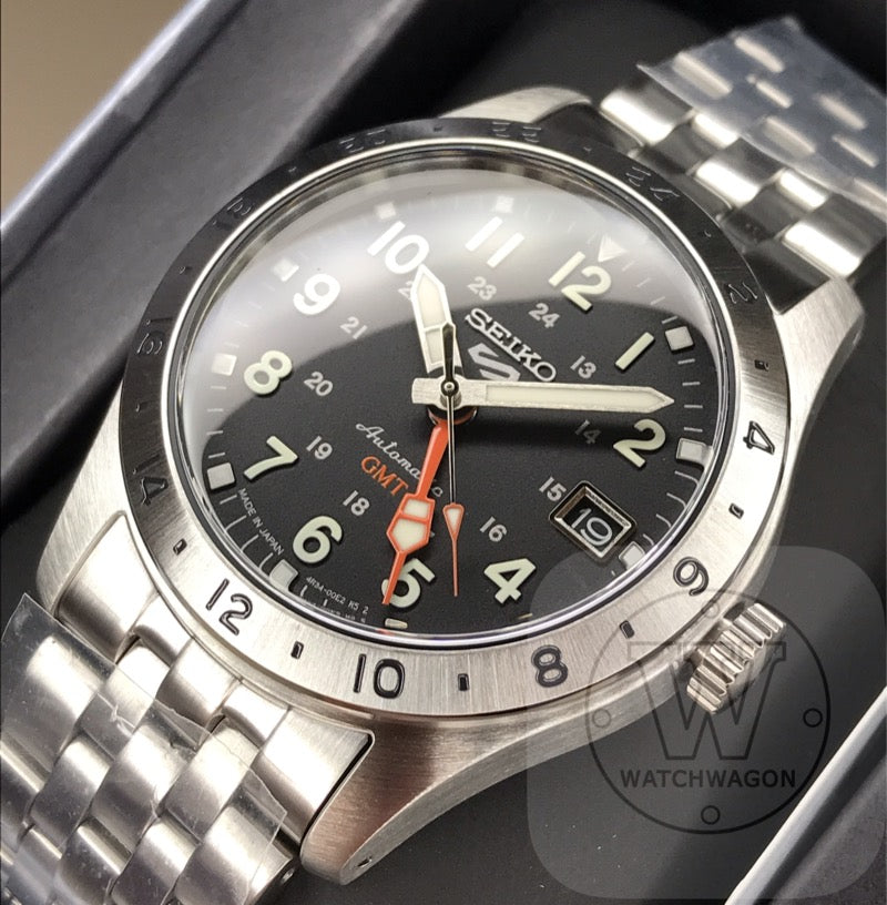 Seiko “ EXPLORER “ SSK023J1 Made in Japan Field GMT Automatic Gents Watch Case Width 39.4mm SSK023 SSK023J
