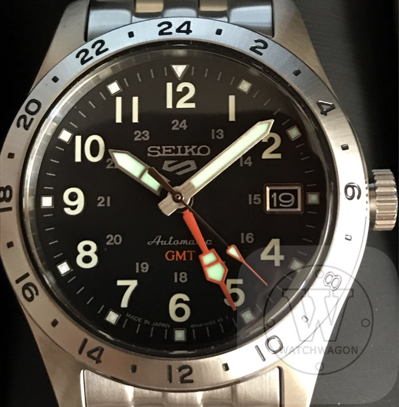 Seiko “ EXPLORER “ SSK023J1 Made in Japan Field GMT Automatic Gents Watch Case Width 39.4mm SSK023 SSK023J