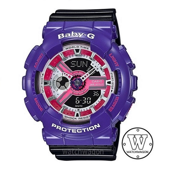 Casio Baby-G BA-110NC-6A Analog Digital Ladies Watch Resin Band BA-110 ba110
