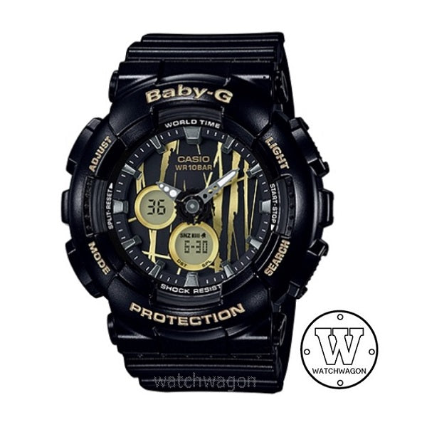 Casio Baby-G BA-120SP-1A Black Analog Digital Ladies Watch