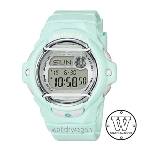 Casio Baby-G BG-169R-3 Pastel Green Ladies Digital Watch bg-169 bg169 BG-169R-3D BG-169R-3DR