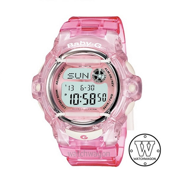 Casio Baby-G BG-169R-4 Translucent Pink Digital Ladies Watch