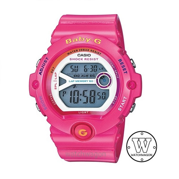 Casio Baby-G BG-6903-4B Pink Resin Band Ladies / Kids Digital Watch