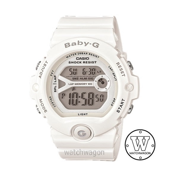 Casio Baby-G BG-6903-7B White Resin Band Digital Ladies Kids Watch bg-6903