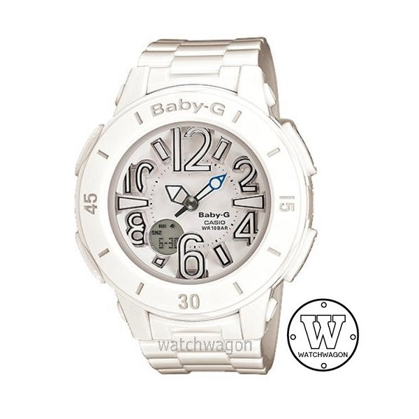 Casio Baby-G BGA-170-7B1 White Resin Band Analog Digital Ladies Watch bga170 bga-170