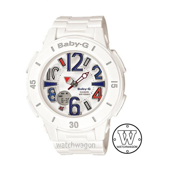 Casio Baby-G BGA-170-7B2 White Resin Band Analog Digital Ladies Watch bga-170 bga170