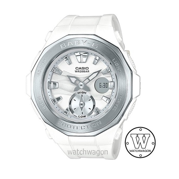 Casio Baby-G BGA-220-7A White Analog Digital Ladies Watch