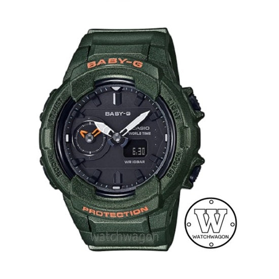 Casio Baby-G BGA-230S-3A Green Analog Digital Ladies Watch