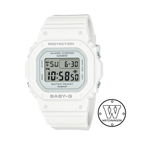 Casio Baby-G BGD-565U-7 White Digital Ladies Kids Watch bgd-565 bgd-565u-7dr White LED