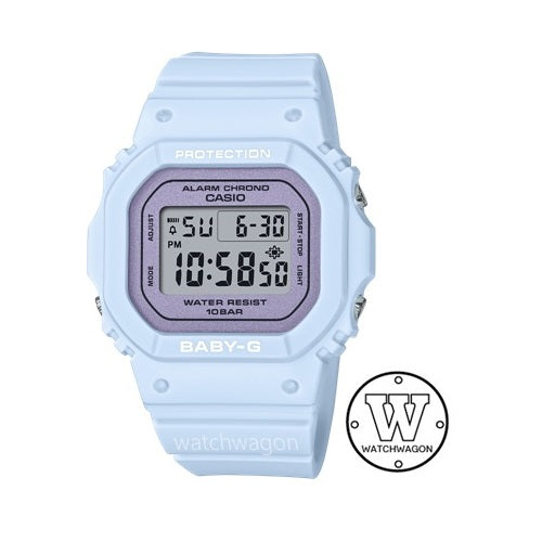 Casio Baby-G BGD-565SC-2 Pastel Blue Resin Band Digital Ladies Watch bgd-565 bgd565