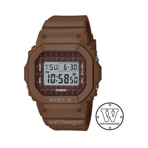 Casio Baby-G BGD-565USW-5 Chocolate Bar Scheme Resin Band and Case Digital Ladies Watch bgd-565 bgd565