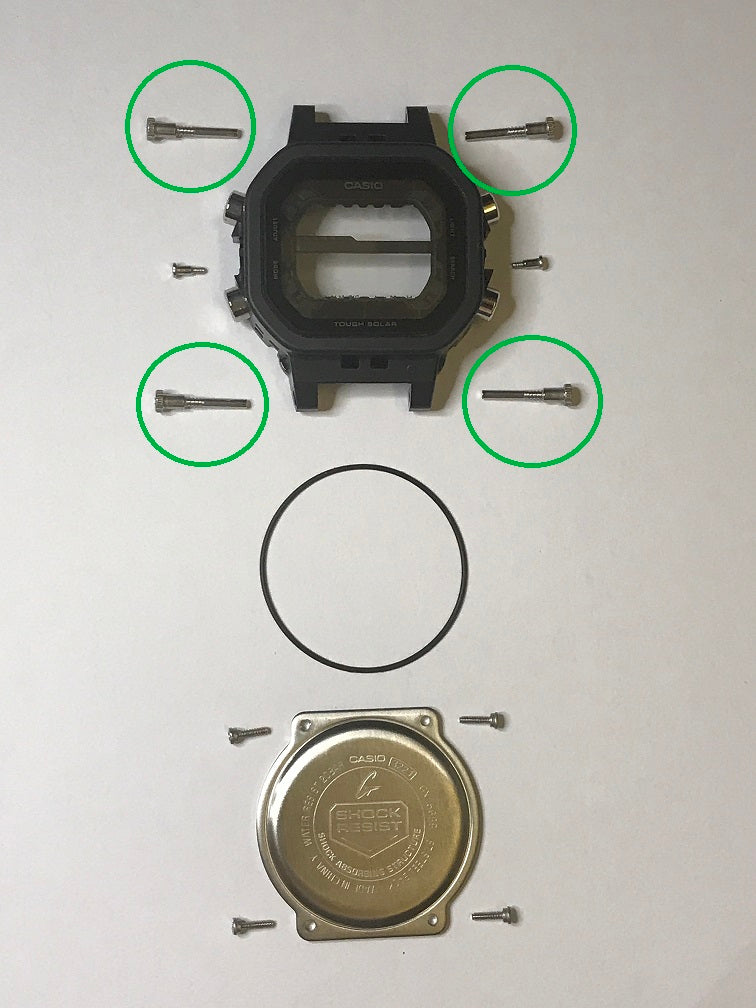 Screws for Casio G-Shock GX-56 Series Bezel Band Case Back Plate GX-56 SCREWS GX56 SCREWS