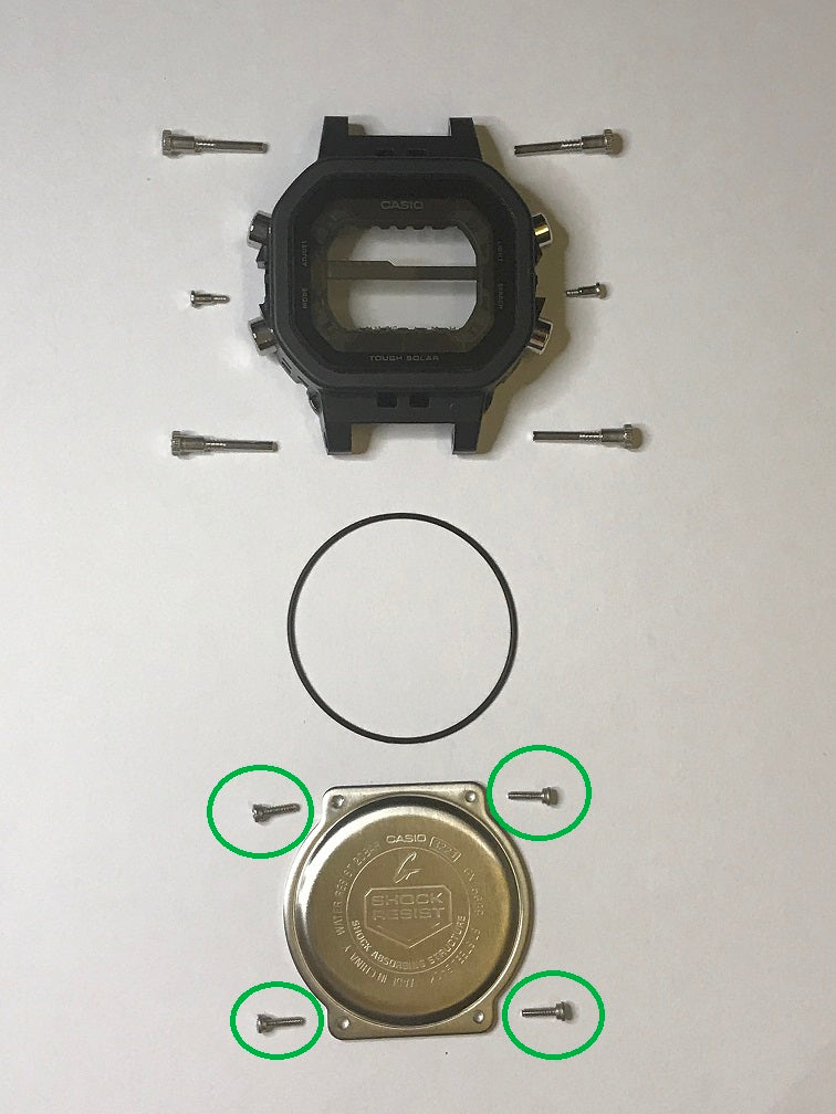 Screws for Casio G-Shock GX-56 Series Bezel Band Case Back Plate GX-56 SCREWS GX56 SCREWS