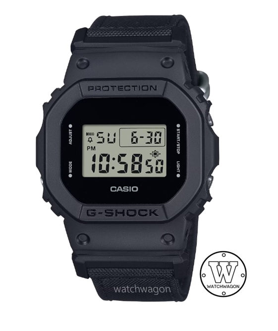 Casio G-Shock DW-5600BCE-1 Black Mens Digital Watch with Cordura Nylon Band dw-5600