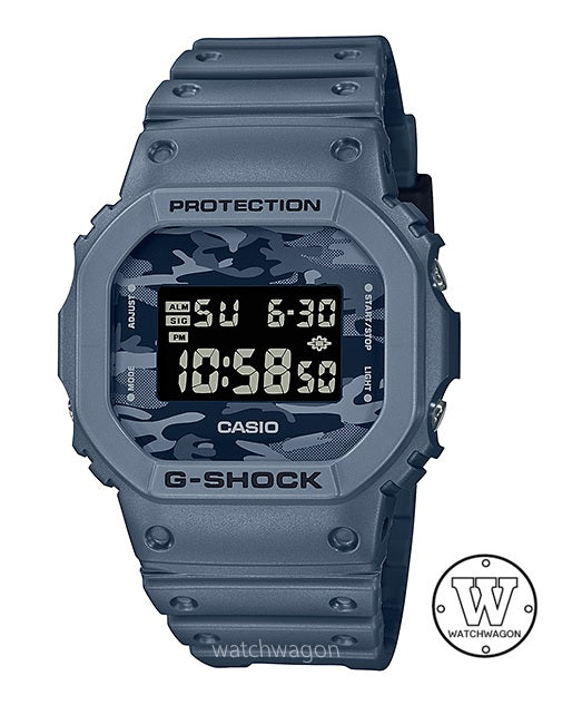 Casio G-Shock DW-5600CA-2 Blue Resin Band Digital unisex watch dw-5600 dw5600 dw-5600ca-2d dw-5600ca-2dr