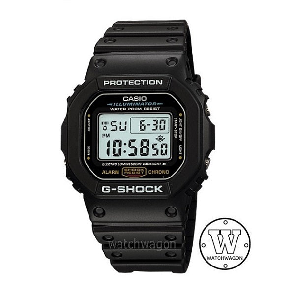 Casio G-Shock DW-5600E-1V Unisex Digital Sports Watch Black Resin Band DW-5600 dw5600 DW-5600E-1