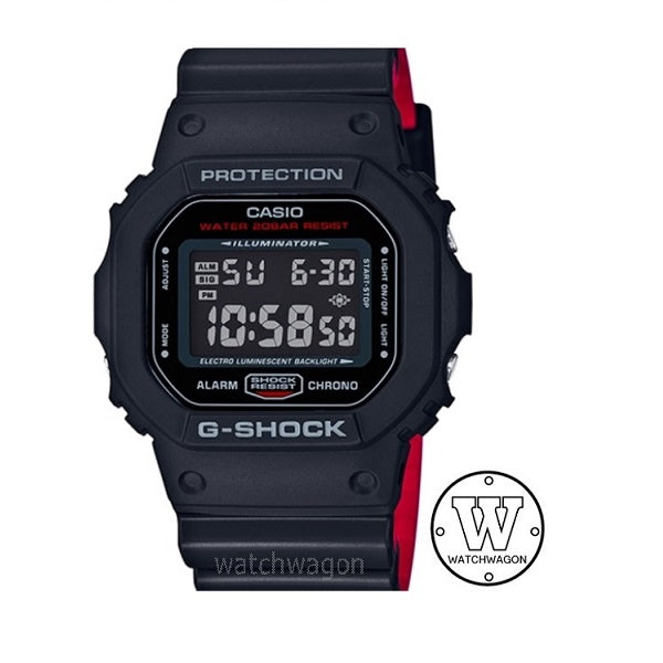 Casio G-Shock DW-5600HR-1 Black Resin Band Unisex Digital Sport Watch DW-5600 DW5600