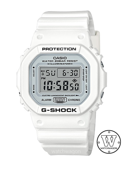 Casio G-Shock DW-5600MW-7 White Digital unisex Resin Band watch dw-5600 dw5600 dw-5600mw-7d dw-5600mw-7dr