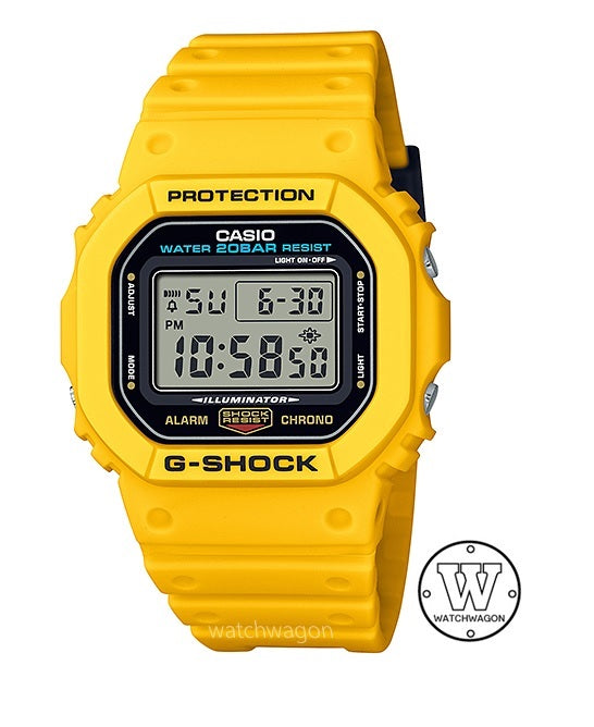 Casio G-Shock DW-5600REC-9 Yellow Digital Unisex Sports Watch dw-5600 dw5600