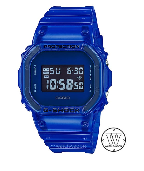 Casio G-Shock DW-5600SB-2 Digital Unisex Semi-Transparent Resin Band watch dw-5600 dw5600 dw-5600sb-2d dw-5600sb-2dr