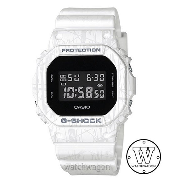 Casio G-Shock DW-5600SL-7 White Digital Gents Watch
