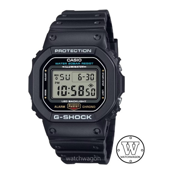 Casio G-Shock DW-5600UE-1 Black Resin Band Digital Unisex Watch dw-5600 dw5600 LED Backlight