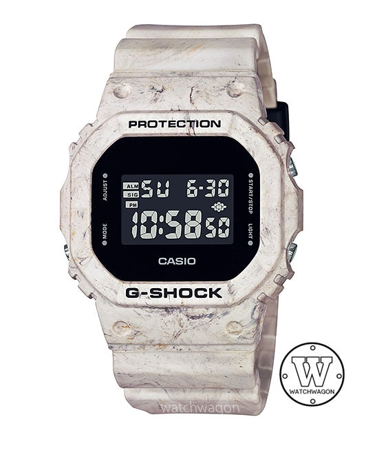 Casio G-Shock DW-5600WM-5 Utility Wavy Marble Series Brown Digital Sports Watch Resin Band dw-5600