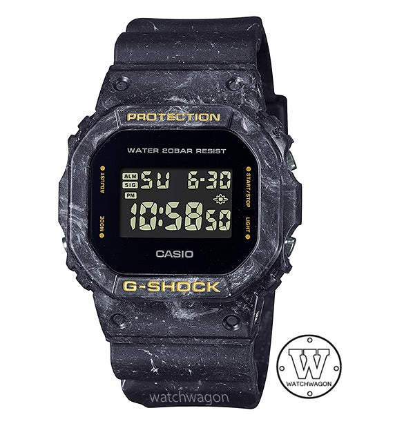 Casio G-Shock DW-5600WS-1 Unisex Digital Sports Watch Black Grey Resin Band dw-5600
