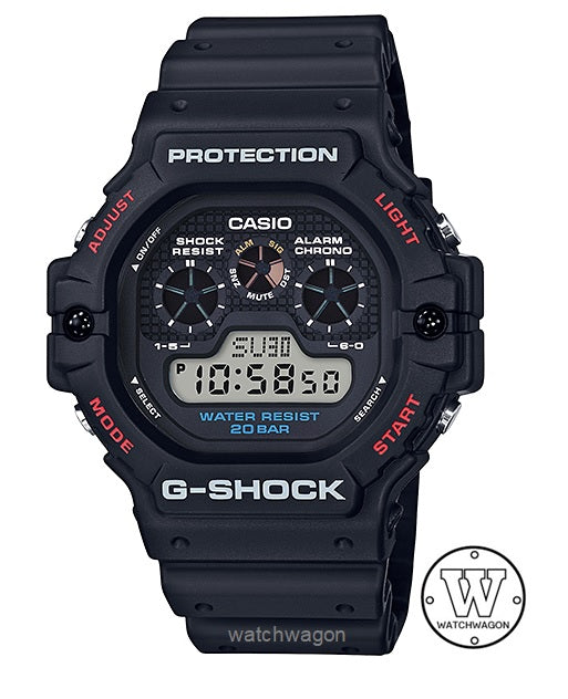 Casio G-Shock DW-5900-1 Digital Unisex Watch Black Resin Band dw5900
