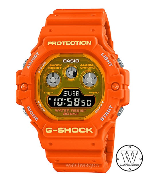 Casio G-Shock DW-5900TS-4 Digital unisex Orange Resin Band watch dw-5900 dw5900 dw-5900ts-4d dw-5900ts-4dr