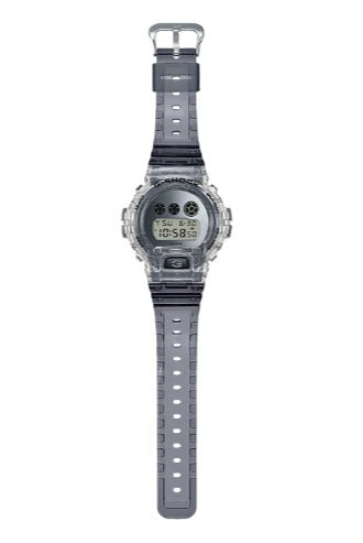 Casio G-Shock DW-6900SK-1 Special Color Models Semi-Transparent Resin Band Unisex Sports Watch DW-6900SK-1D