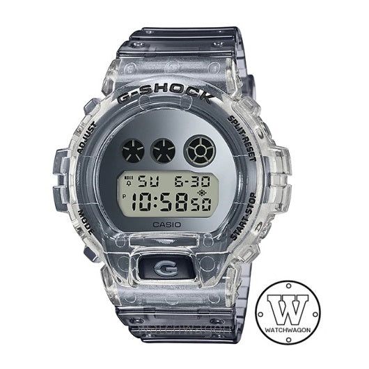 Casio G-Shock DW-6900SK-1 Special Color Models Semi-Transparent Resin Band Unisex Sports Watch DW-6900SK-1D
