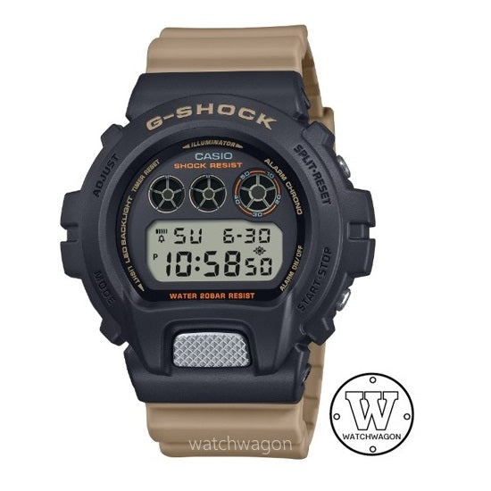 Casio G-Shock DW-6900TU-1A5 Brown Band and Black Bezel Digital Gents Sports Watch dw-6900