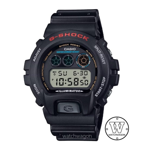 Casio G-Shock DW-6900U-1 Digital Gents Watch Black Resin Band LED Backlight dw-6900 dw6900