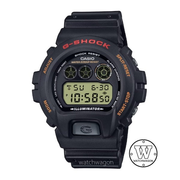 Casio G-Shock DW-6900UB-9 Digital Gents Watch Black Resin Band LED Backlight dw-6900 dw6900