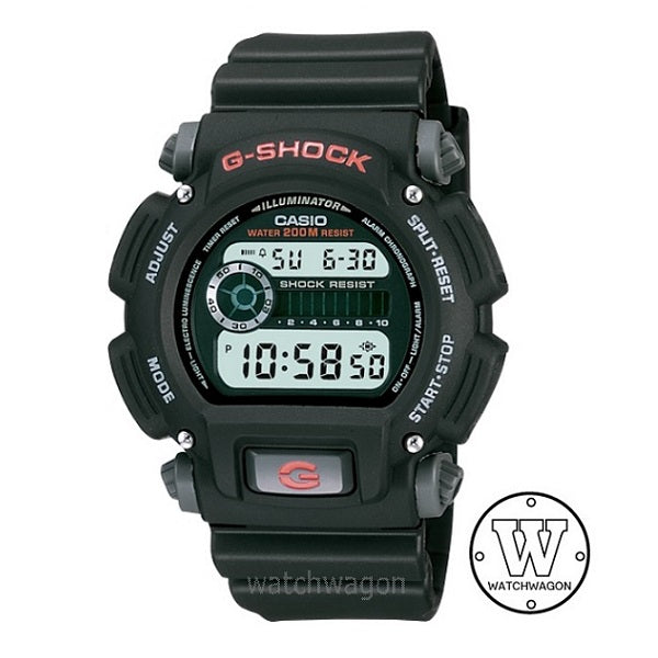 Casio G-Shock DW-9052-1V Black Resin Band Digital Gents Sports Watch dw-9052 dw9052