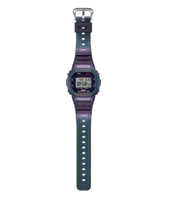 Casio G-Shock DW-B5600AH-6 Purple Band Bluetooth Mobile Link Digital Unisex Sports Watch
