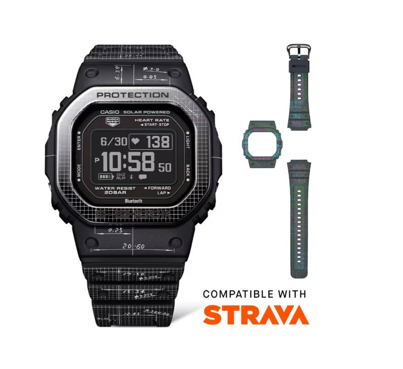 Casio G-Shock DW-H5600EX-1 Limited Edition Bluetooth Heart Rate Mobile Link Tough Solar Unisex Sports Watch