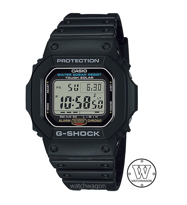 Casio G-Shock G-5600UE-1 Tough Solar Digital Watch with Upgraded Module and White LED Back light g-5600