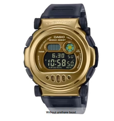 Casio G-Shock G-B001MVB-8 " Jason " Black Grey Gold Carbon Core Guard Bluetooth Mobile Link g-001 g-b001