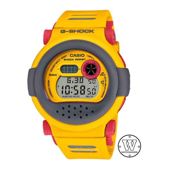 Casio G-Shock G-B001MVE-9 "Jason" Bluetooth Mobile Link Carbon Core Guard with Interchangeable Band and Bezel g-001