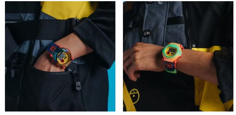 Casio G-Shock G-B001MVE-9 "Jason" Bluetooth Mobile Link Carbon Core Guard with Interchangeable Band and Bezel g-001