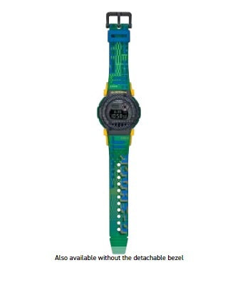 Casio G-Shock G-B001RG-3 " Jason " Yellow Green Grey Carbon Core Guard Bluetooth Mobile Link g-001 g-b001