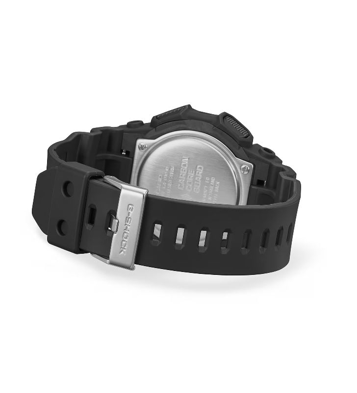 Casio G-Shock GA-010-1A1 Full Black Resin Band 10-Years Battery Life Analog Digital Gents Sports Watch Large Case