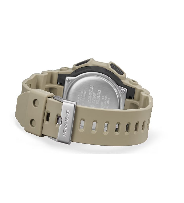 Casio G-Shock GA-010-5A Khaki Brown Resin Band 10-Years Battery Life Analog Digital Gents Sports Watch Large Case